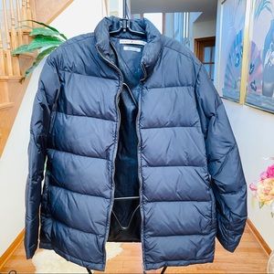 TOMMY HILFIGER warm black puffy puffer jacket winter coat
